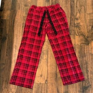 Soma Women’s Red Plaid Pajama Bottoms